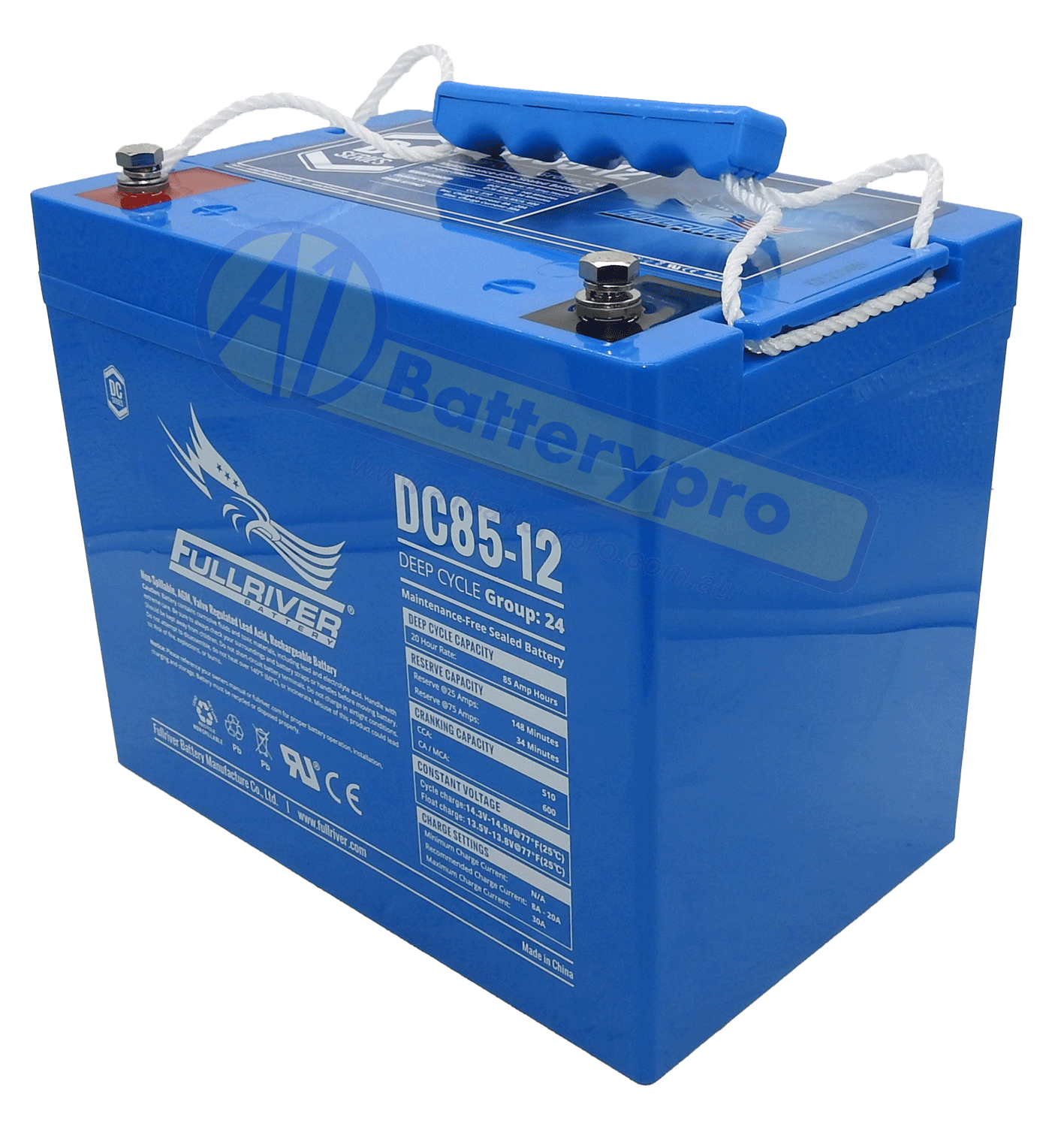 Dc Dc Volt Ah Agm Deep Cycle Premium Fullriver Battery