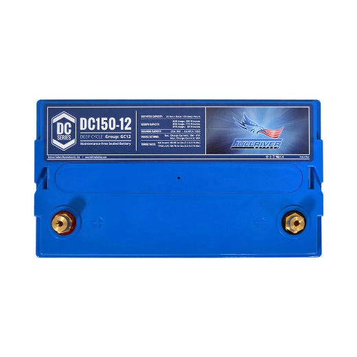 Picture of DC150-12 - 12VOLT 150AH PREMIUM FULLRIVER AGM DEEP CYCLE BATTERY- LHP (GOLF)