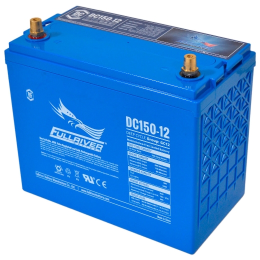 Picture of DC150-12 - 12VOLT 150AH PREMIUM FULLRIVER AGM DEEP CYCLE BATTERY- LHP (GOLF)