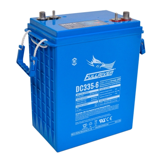 Picture of DC335-6 - 6VOLT 335AH PREMIUM FULLRIVER AGM DEEP CYCLE  BATTERY - TALL