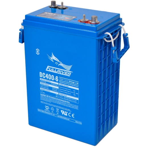 Picture of DC400-6 - 6VOLT 415 AH PREMIUM FULLRIVER AGM DEEP CYCLE  BATTERY - TALL RHP