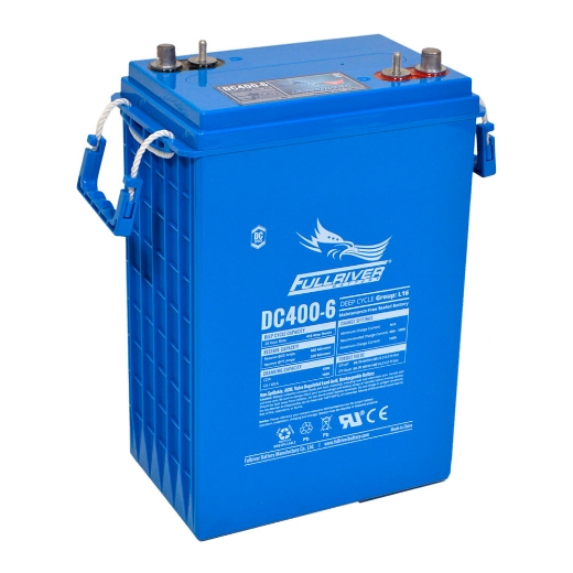 Picture of DC400-6 - 6VOLT 415 AH PREMIUM FULLRIVER AGM DEEP CYCLE  BATTERY - TALL RHP