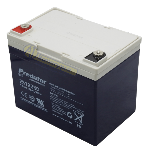 Picture of ES12350 - 12VOLT 35AH C20 PREDATOR AGM STANDBY POWER BATTERY