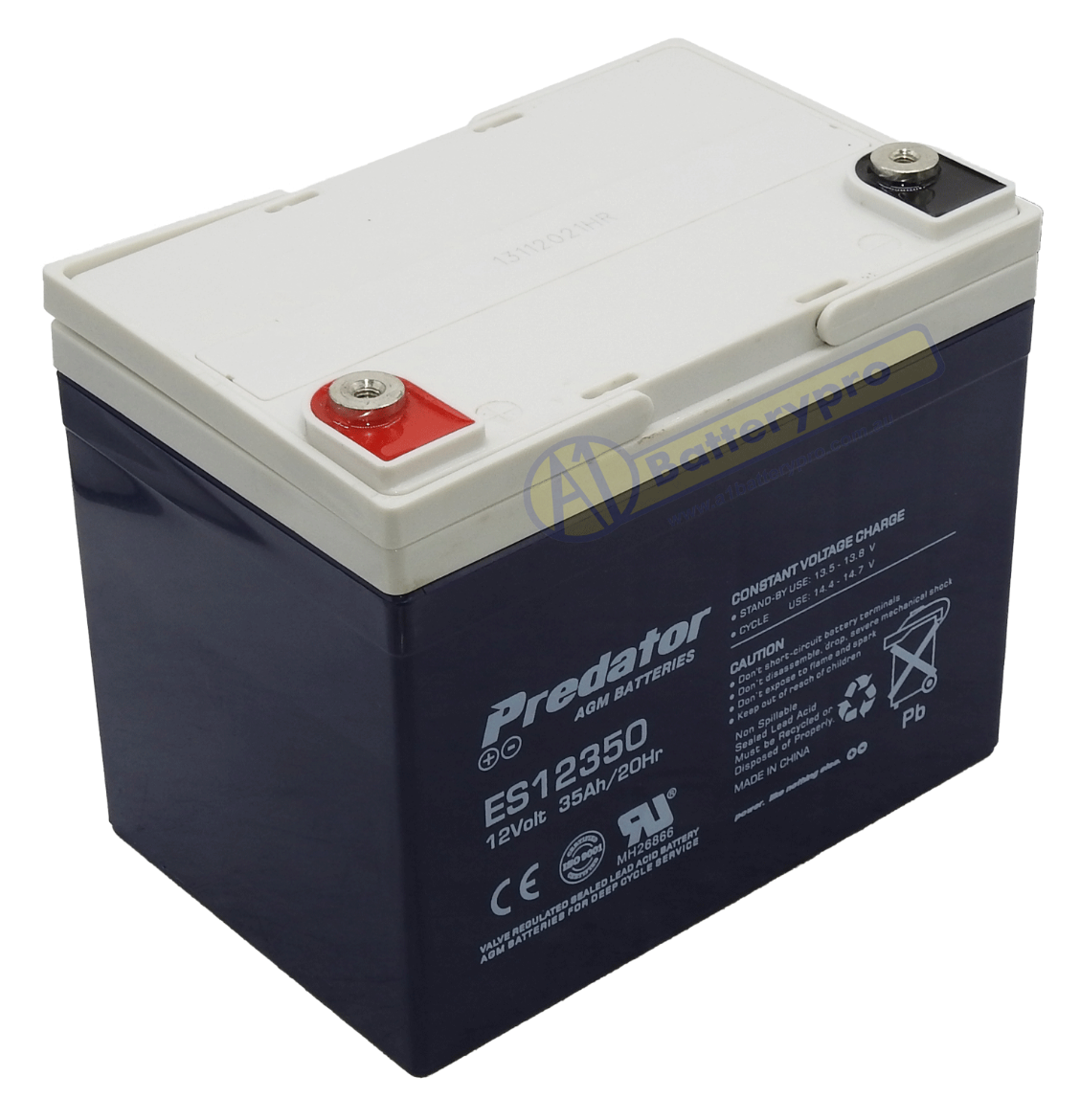 Picture of ES12350 - 12VOLT 35AH C20 PREDATOR AGM STANDBY POWER BATTERY