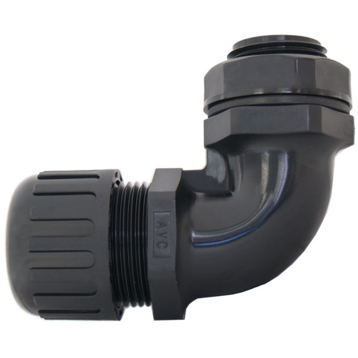 Picture of CABLE GLAND 90 DEGREE 22MM NON SPLIT CONDUIT TO M25 THREAD