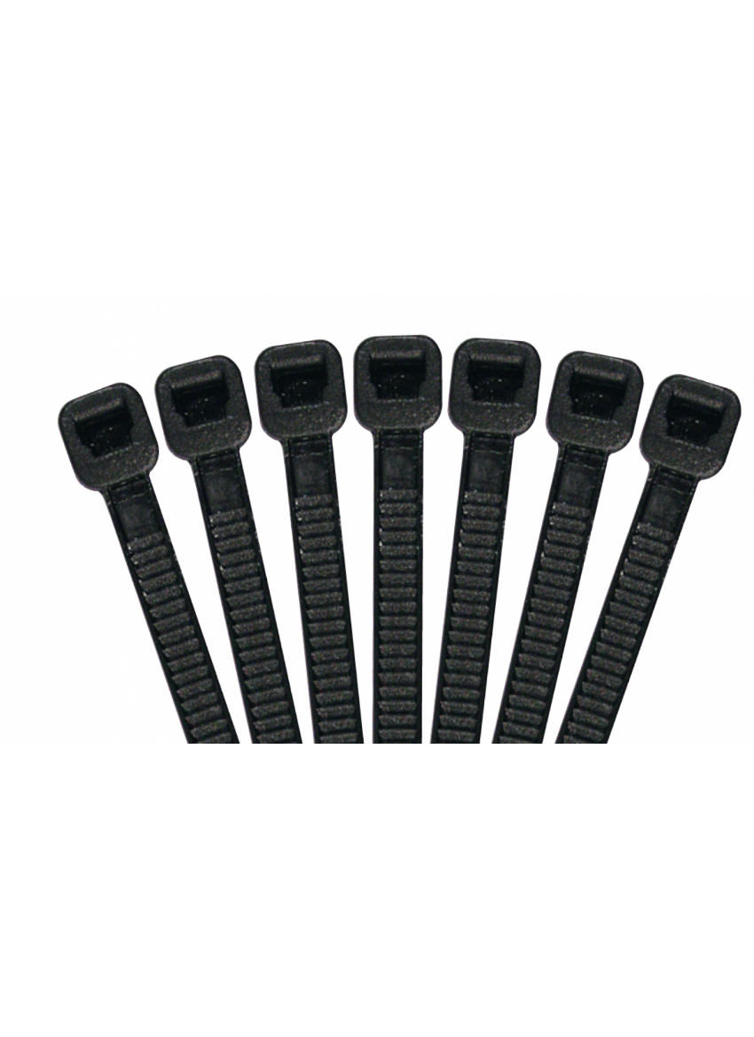 Picture of CABLE TIES LIGHT DUTY 100 X 2.5MM BLACK - 100 PACK