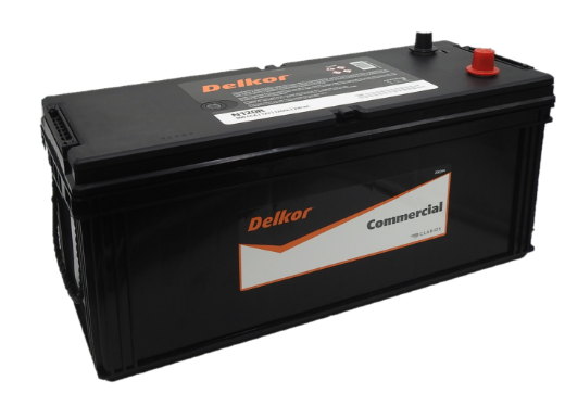 Picture of N120R - 12VOLT 800CCA 120AH DELKOR HEAVY DUTY COMMERCIAL MAINTENANCE FREE BATTERY - LHP