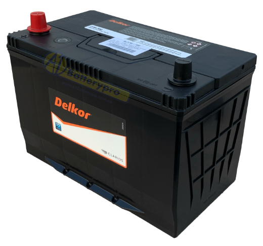 Picture of 27H-700 - 12VOLT 700CCA 90AH DELKOR HEAVY DUTY CALCIUM MAINTENANCE FREE BATTERY - LHP - N70ZZ