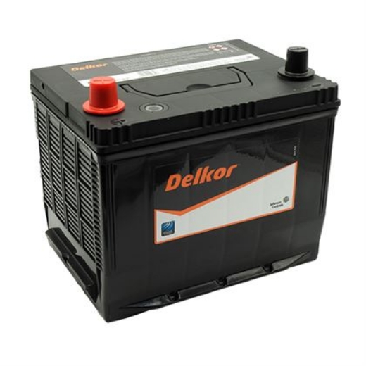 Picture of 22FR-520 - 12VOLT 520CCA 60AH DELKOR HEAVY DUTY CALCIUM MAINTENANCE FREE BATTERY - LHP (MF50P)