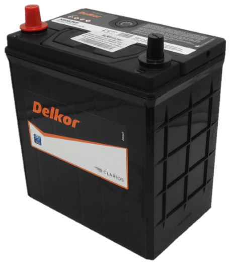 Picture of NS40ZMF - 12VOLT 310CCA 35AH DELKOR HEAVY DUTY CALCIUM MAINTENANCE FREE BATTERY - LHP