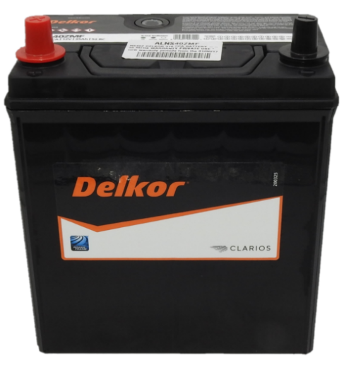 Picture of NS40ZMF - 12VOLT 310CCA 35AH DELKOR HEAVY DUTY CALCIUM MAINTENANCE FREE BATTERY - LHP