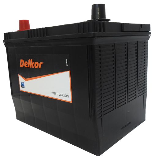 Picture of 22EFR-520 - 12VOLT 520CCA 60AH DELKOR HEAVY DUTY CALCIUM MAINTENANCE FREE BATTERY - LHP