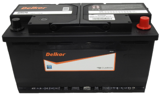 Picture of 60038 - 12VOLT 900CCA 100AH DELKOR HEAVY DUTY CALCIUM MAINTENANCE FREE BATTERY (DIN88H) - RHP