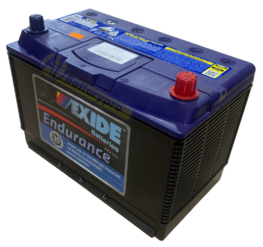 Picture of N70ZZL - 12VOLT 680CCA 75AH EXIDE MAINTENANCE FREE BATTERY - RHP