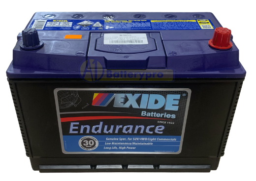 Picture of N70ZZL - 12VOLT 680CCA 75AH EXIDE MAINTENANCE FREE BATTERY - RHP