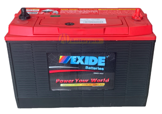 Picture of 31-1100CMF - 12VOLT 1000CCA EXIDE CALCIUM FACTORY SEALED BATTERY - RHP THREADED POST (86MF)