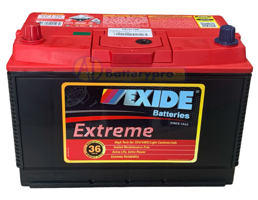 Picture of XN70ZZMF - 12VOLT 810CCA 80AH EXIDE EXTREME BATTERY XX-HEAVY DUTY (N70EX SMF) - LHP