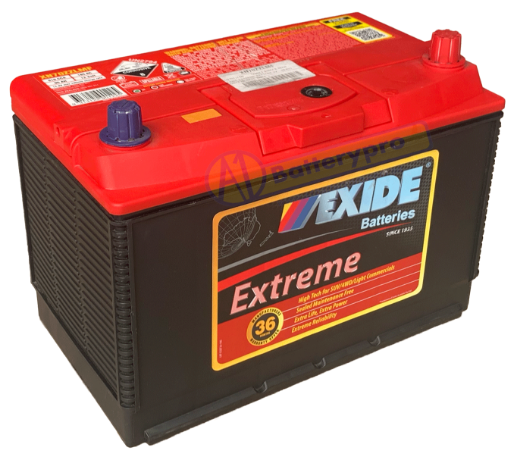 Picture of XN70ZZLMF - 12VOLT 810CCA 80AH  EXIDE EXTREME BATTERY XX-HEAVY DUTY (N70EXL SMF) - RHP