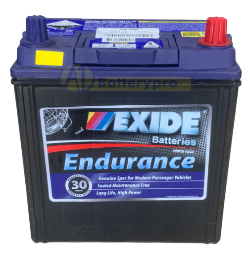 Picture of 40CP - 12VOLT 350CCA 40AH EXIDE SEALED MAINTENANCE FREE BATTERY - RHP (NS40ZL)
