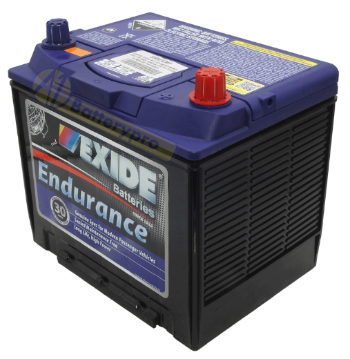 Picture of 55D23CMF - 12VOLT 600CCA 60AH EXIDE SEALED MAINTENANCE FREE BATTERY - RHP