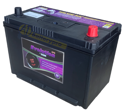 Picture of N70ZZL - 12VOLT 760CCA EXIDE EFB STOP START TECHNOLOGY BATTERY - RHP