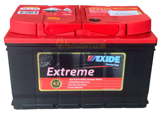 Picture of DIN66MF - 12VOLT 700CCA 70AH EXIDE EXTREME MAINTENANCE FREE BATTERY - RHP