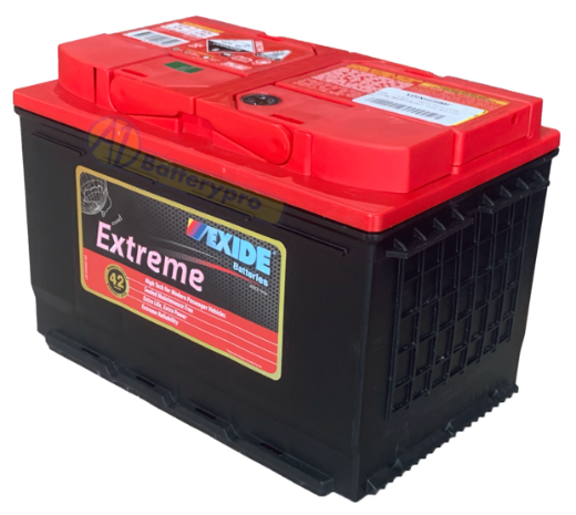 Picture of 66HMF - 12VOLT 750CCA 80AH EXIDE EXTREME MAINTENANCE FREE BATTERY - RHP
