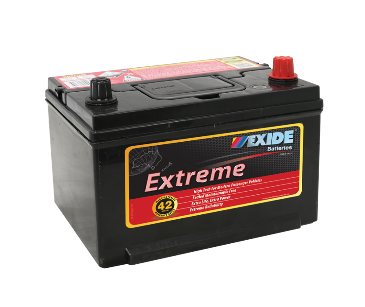 Picture of X58CMF - 12VOLT 50AH 540CCA EXIDE SEALED MAINTENANCE FREE BATTERY - RHP