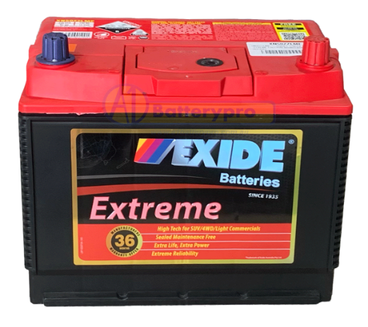 Picture of XN50ZZLMF - 12VOLT 720CCA 85AH EXIDE EXTREME CALCIUM MAINTENANCE FREE BATTERY - RHP