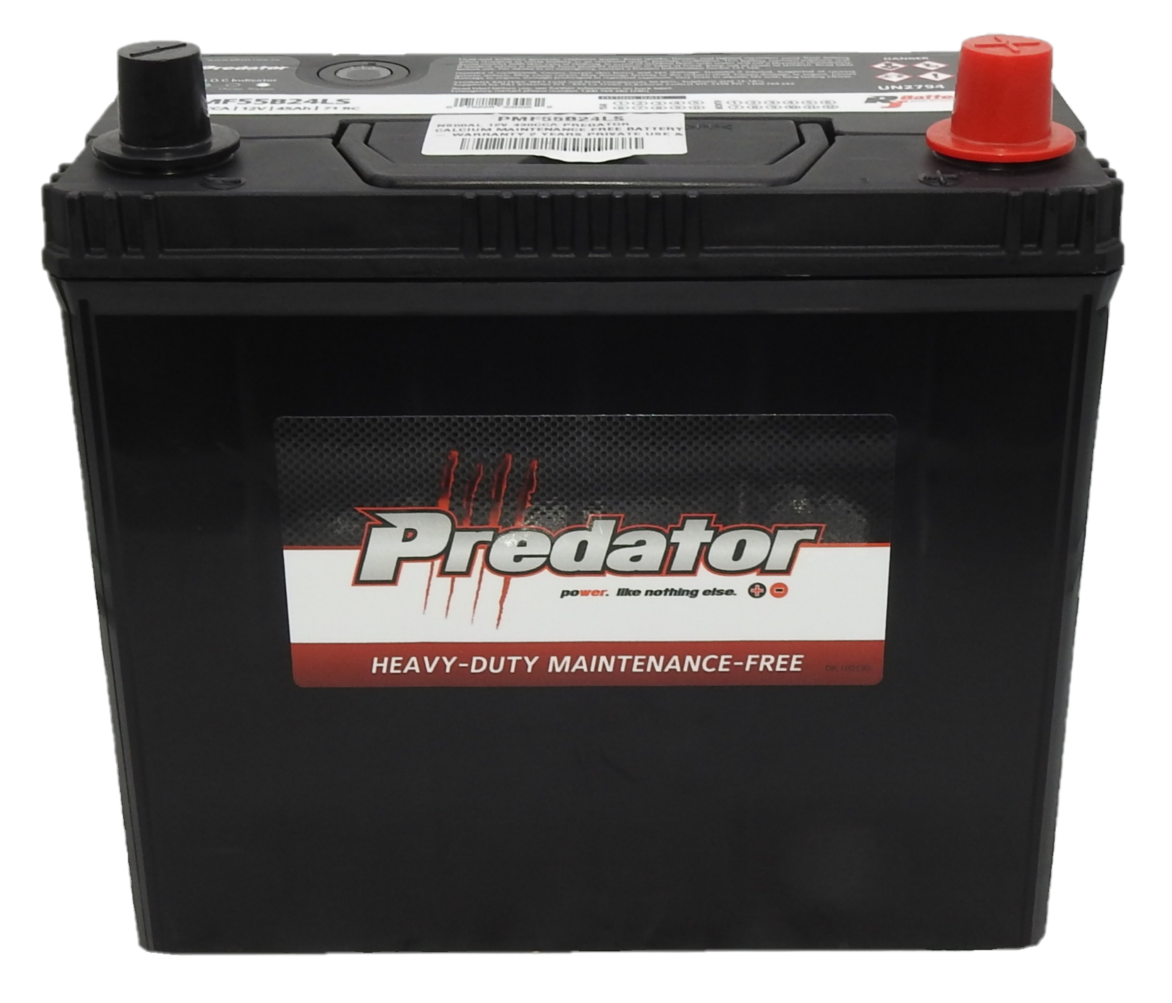 PMF55B24LS NS60AL - 12VOLT 430CCA PREDATOR CALCIUM MAINTENANCE FREE ...