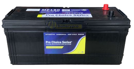 Picture of MF150 - 12VOLT 1000CCA PRO CHOICE SERIES MAINTENANCE FREE CALCIUM BATTERY - RHP
