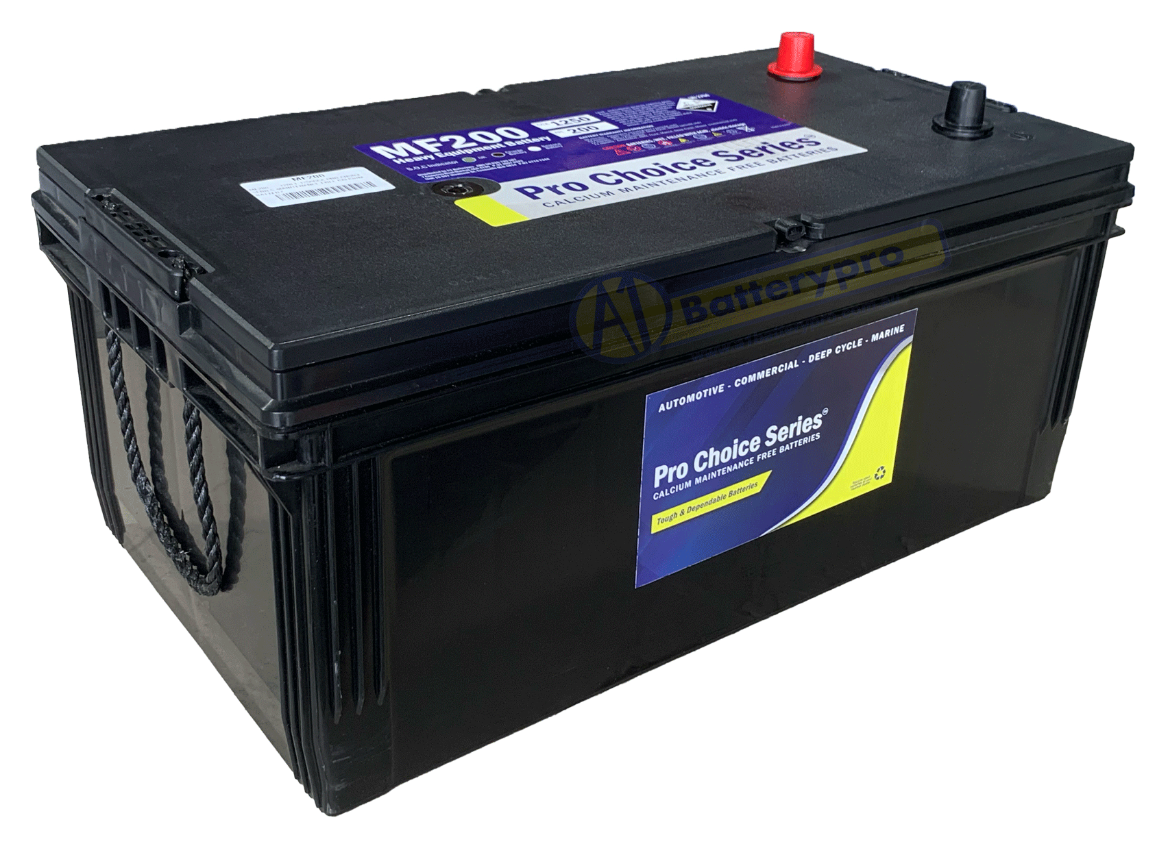Picture of MF200 - 12OLT 1250CCA PRO CHOICE SERIES MAINTENANCE FREE CALCIUM BATTERY