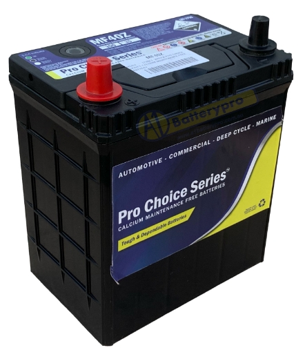 Picture of NS40Z - 12VOLT 300CCA PRO CHOICE SERIES CALCIUM MAINTENANCE FREE BATTERY - LHP