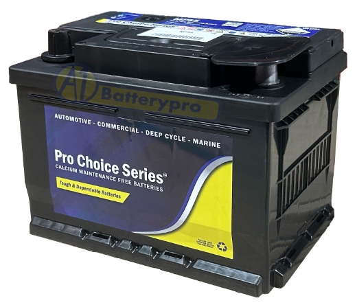 Picture of MF55 - 12VOLT 540CCA PRO CHOICE SERIES CALCIUM MAINTENANCE FREE BATTERY - RHP