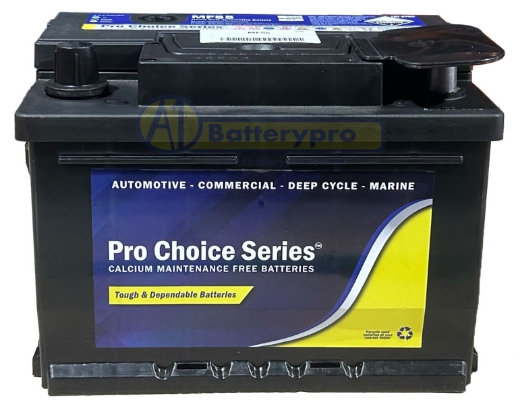 Picture of MF55 - 12VOLT 540CCA PRO CHOICE SERIES CALCIUM MAINTENANCE FREE BATTERY - RHP