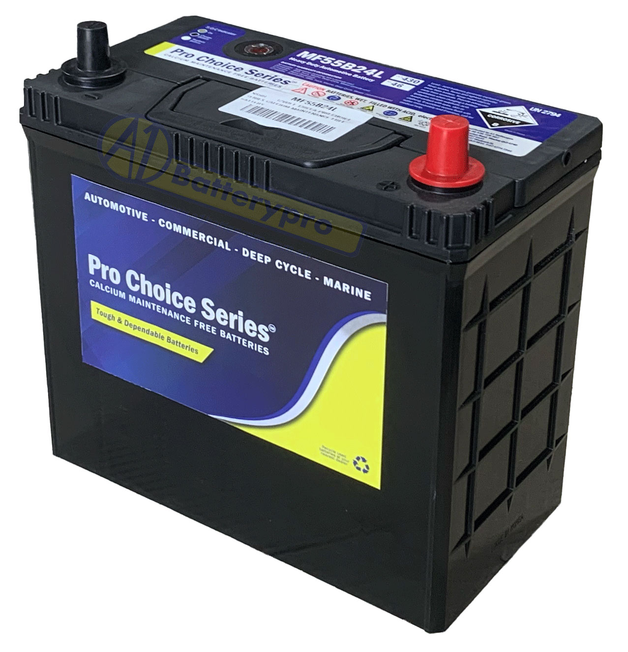 MF55B24L NS60L - 12VOLT 430CCA PRO CHOICE SERIES CALCIUM MAINTENANCE ...