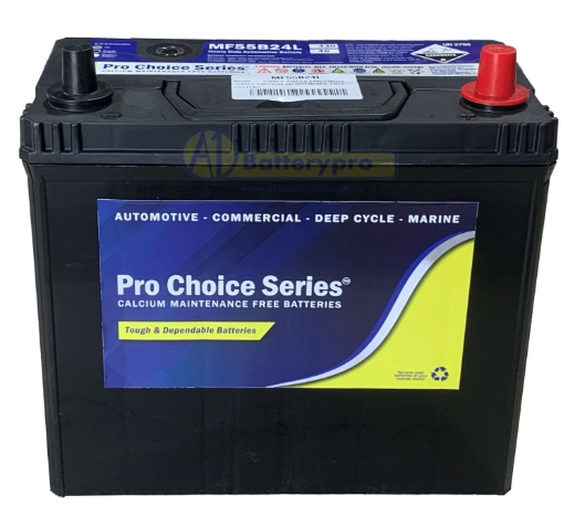 Picture of NS60L - 12VOLT 430CCA PRO CHOICE SERIES CALCIUM MAINTENANCE FREE BATTERY - RHP