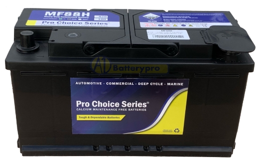 Picture of MF88H - 12VOLT 820CCA PRO CHOICE SERIES CALCIUM MAINTENANCE FREE BATTERY - MF