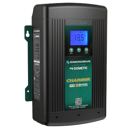 Picture of 12V 20AH ENERDRIVE EPOWER SMART BATTERY CHARGER - IP32 RATING (DC LEADS NOT INCLUDED)