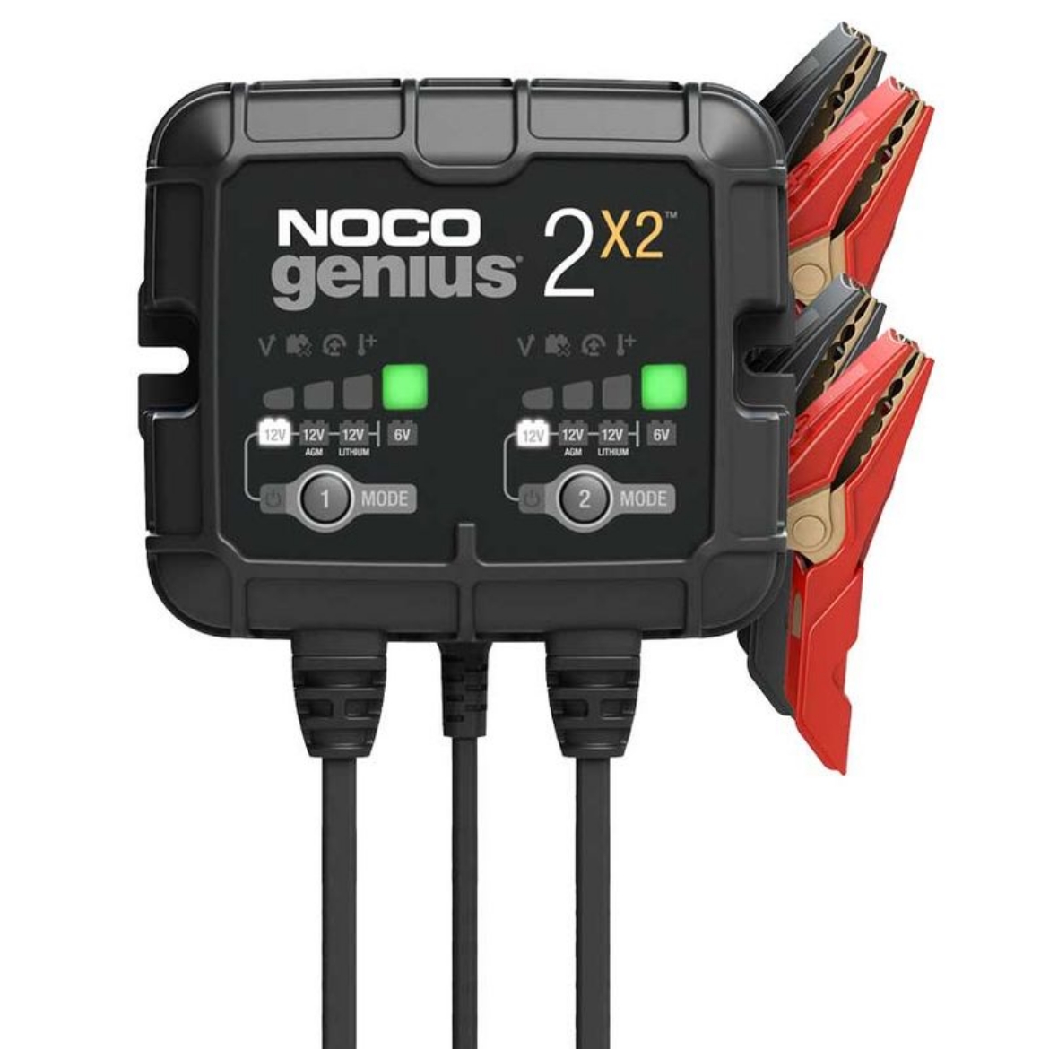 Picture of 6/12V 2A X 2 BANK NOCO GENIUS SMART BATTERY CHARGER
