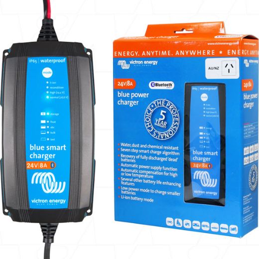 Picture of 24V 8AH VICTRON BLUE SMART SLA/LIFEPO4 CHARGER - IP65 RATING (BPC240831014R)