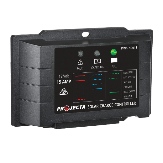 Picture of PROJECTA AUTOMATIC 12V 15A 4 STAGE SOLAR CHARGE CONTROLLER