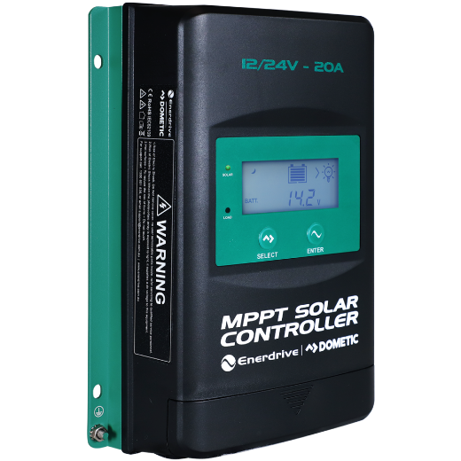 Picture of ENERDRIVE 12/24V 20AH MPPT SOLAR CONTROLLER W/ DISPLAY