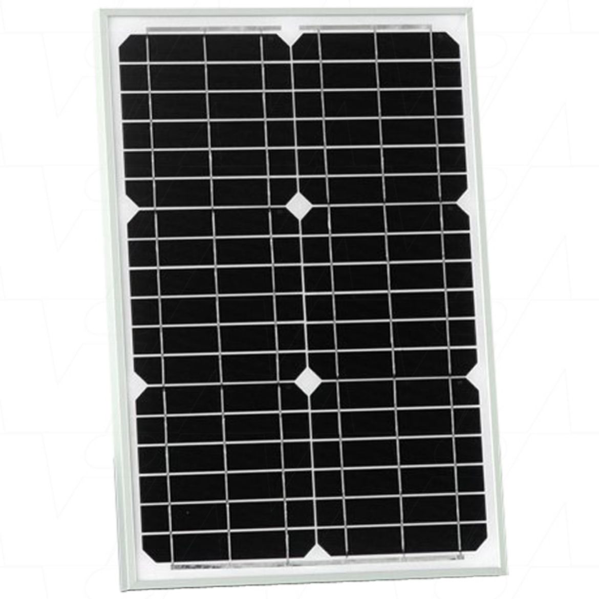 Picture of 12VOLT 20W SYMMETRY MONOCRYSTALLINE SOLAR PANEL WITH 5M FLY LEADS