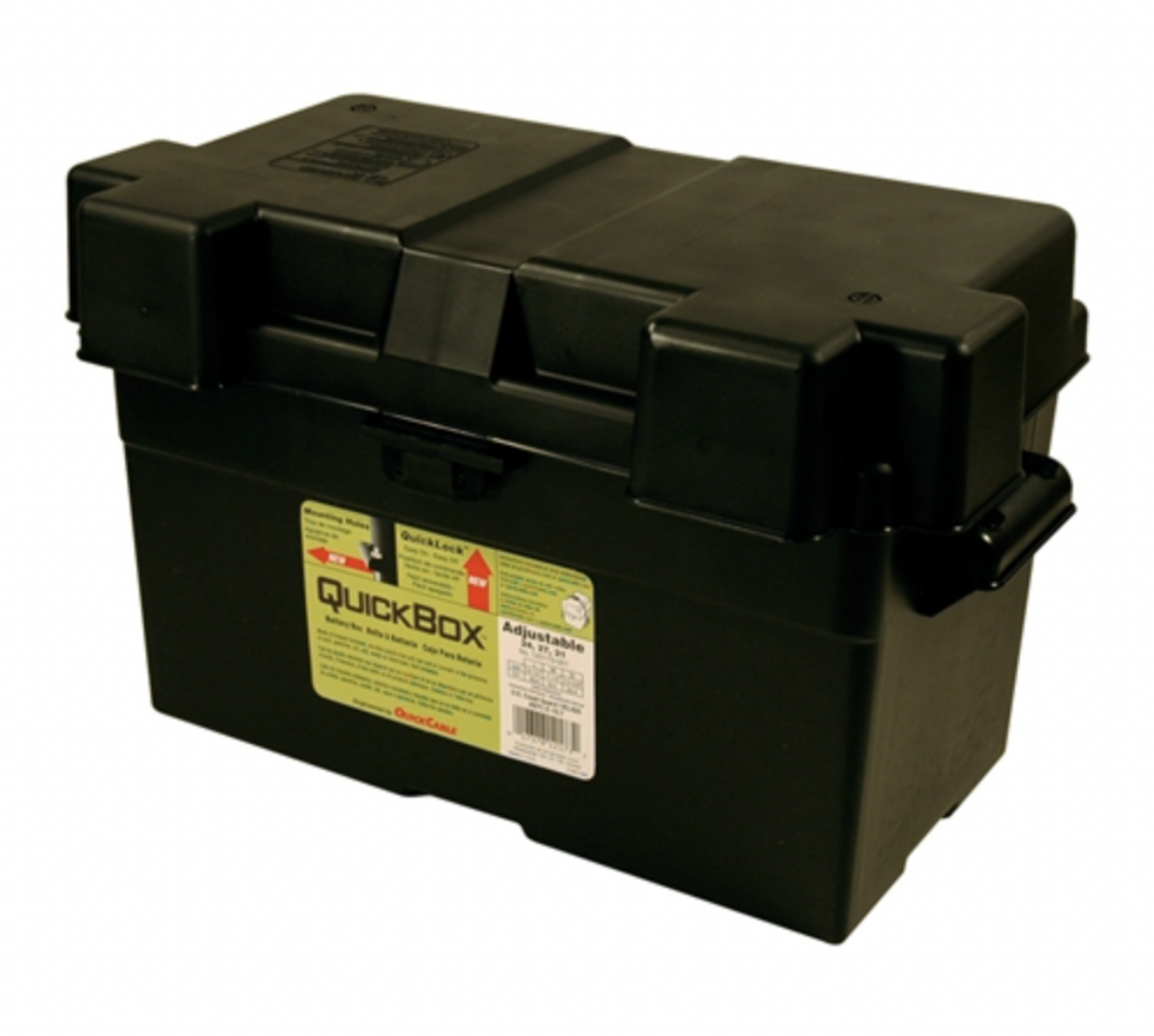 Picture of QUICKCABLE BATTERY BOX - (ADJUSTABLE GROUP 24, 27 & 31) SIZE (USA MADE)