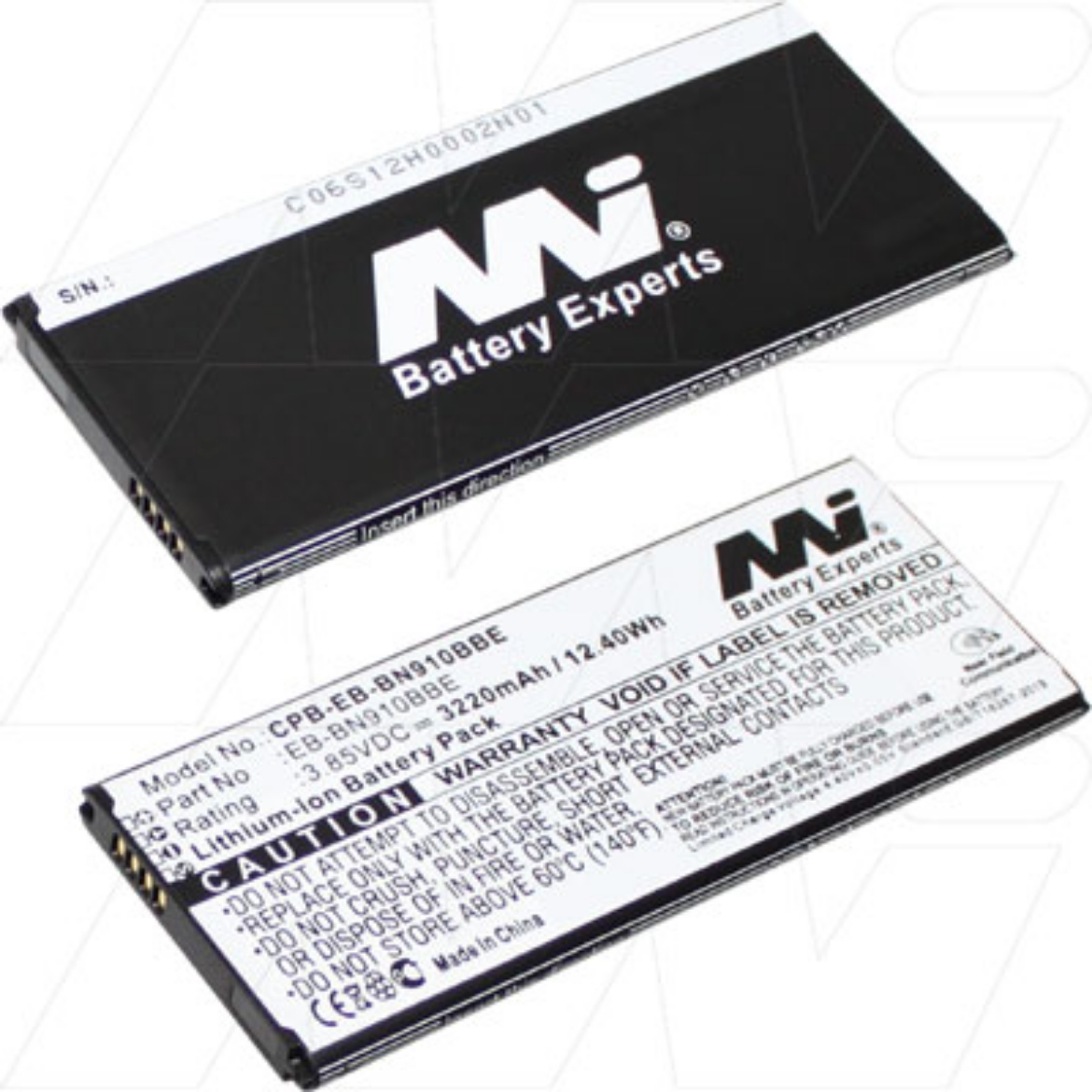 Picture of CPB-EB-BN910BBE-BP1 BATTERY TO SUIT SAMSUNG GALAXY NOTE 4 3.85V 3220mAh Li-ion