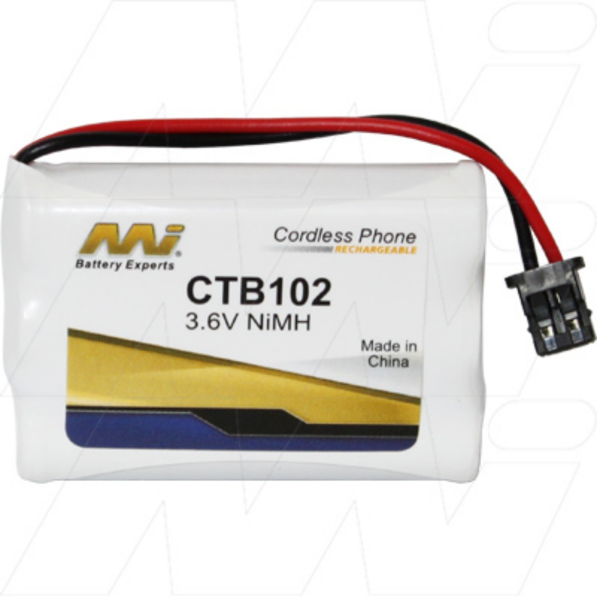 Picture of CTB102 3.6V NiMH CORDLESS PHONE BATTERY