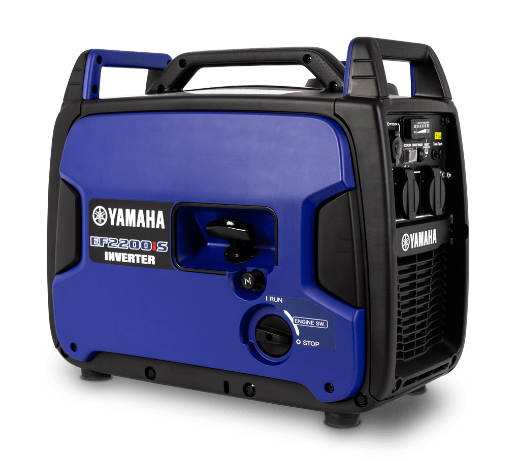Picture of GENERATOR YAMAHA 2.2KVA MAX 1.8VA RATED OUTPUT INVERTER TRUE SINE WAVE, WITH TRI HANDLE FOR EASIER CARRYING 4 STROKE OHC PETROL ENGINE, SINGLE PHASE, RECOIL START, FUEL TANK CAPACITY 4.7L WITH 10.5HRS AT 25%LOAD & 4.2HRS AT FULL LOAD, NOISE LEVEL - 63dB AT FULL LOAD