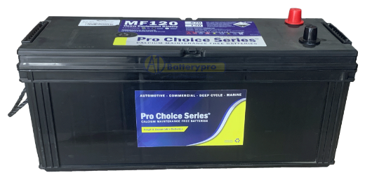 Picture of MF120 / N120 - 12VOLT 870CCA PRO CHOICE SERIES MAINTENANCE FREE CALCIUM BATTERY