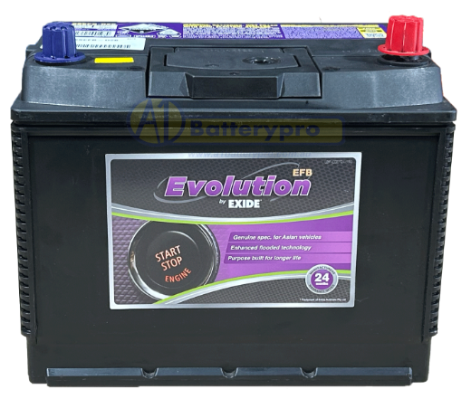 Picture of N50ZZL - 12VOLT 680CCA EXIDE EFB STOP START TECHNOLOGY BATTERY - RHP